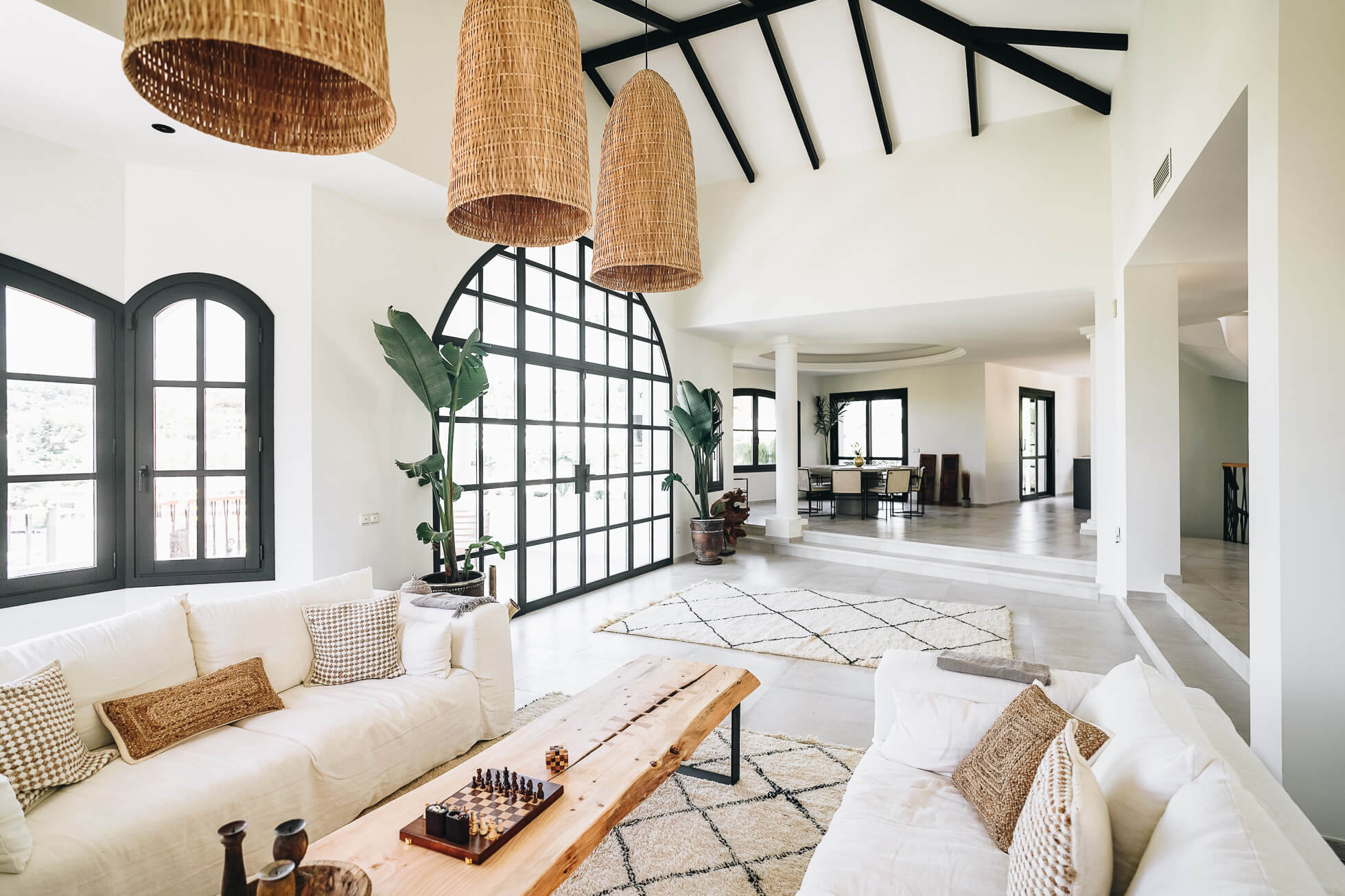 Marbella Living room interior design by Zoco Home