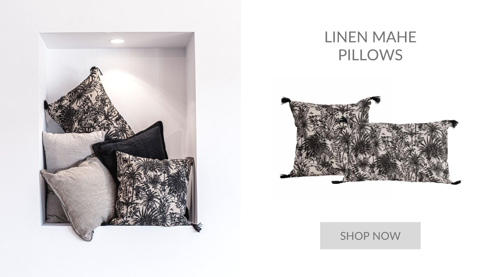 Zoco Home Linen Mahe Pillows 