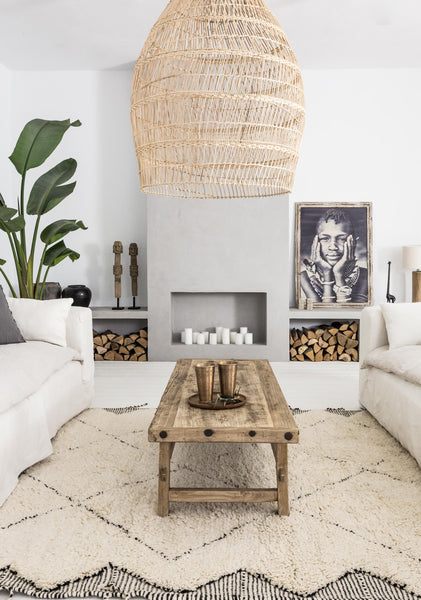 Handmade Moroccan rug bring coziness to your home 
