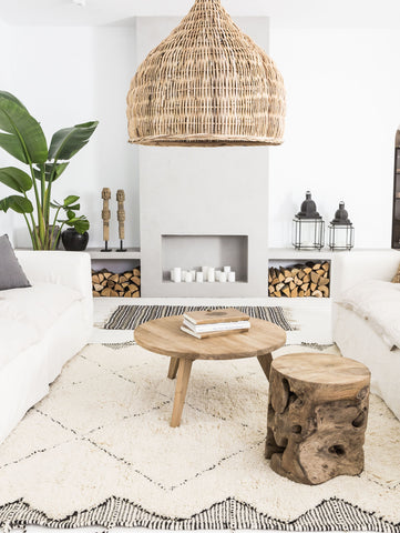 Spice up your interior with vintage items to create some Scandinavian boho style
