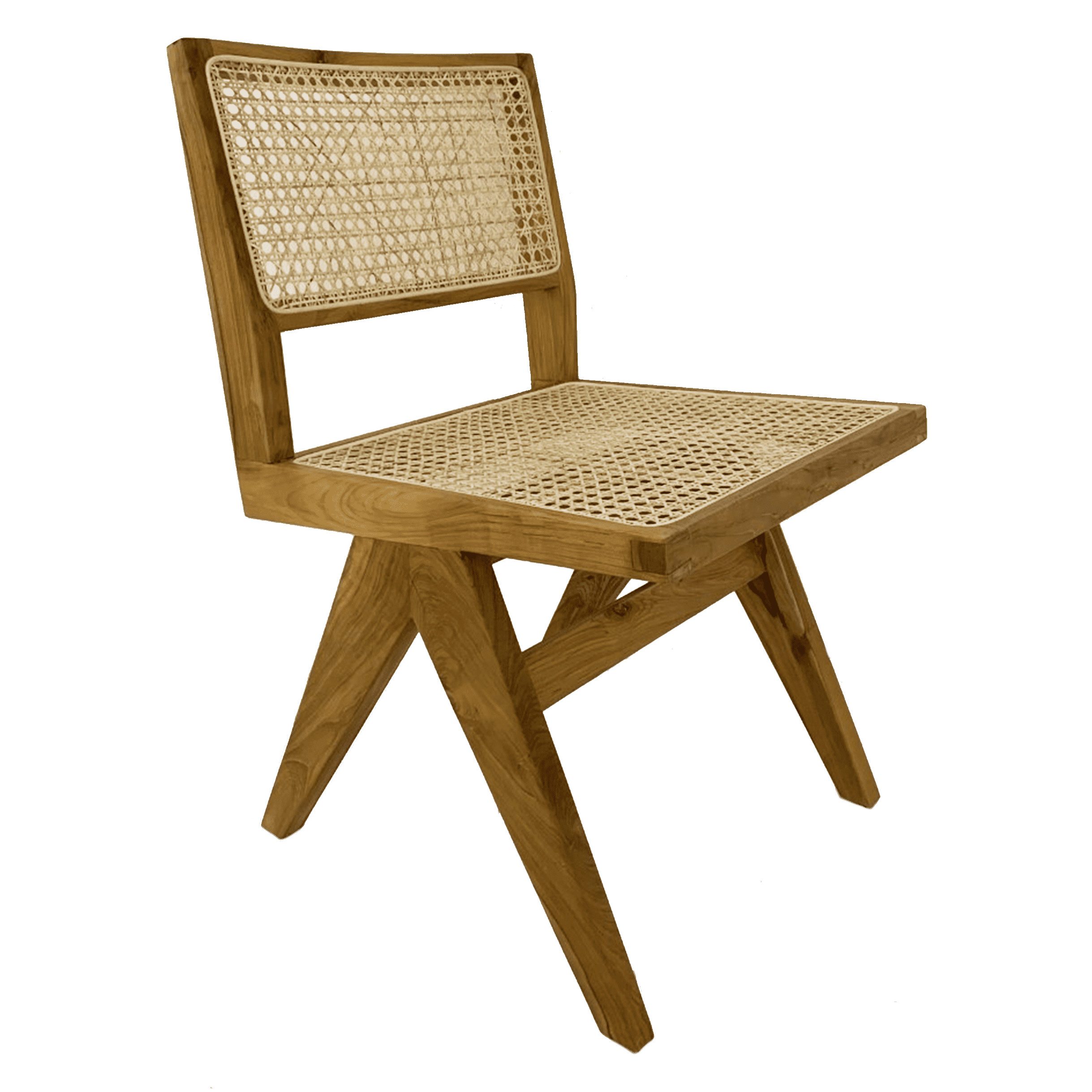 natural cane dining chair