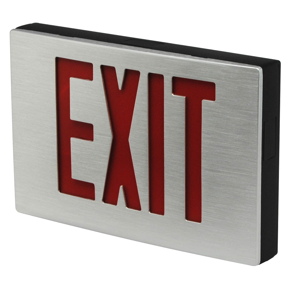 Die-Cast Aluminum Exit Sign | Single/Double Face | Aluminum Housing | Aluminum Face Panel