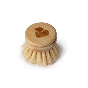 Bamboo and Natural Fibre Dish Brush Replacement Head Eco Friendly