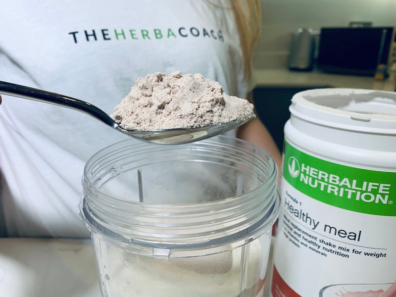 how to measure herbalife formula 1 shake with regular tablespoon