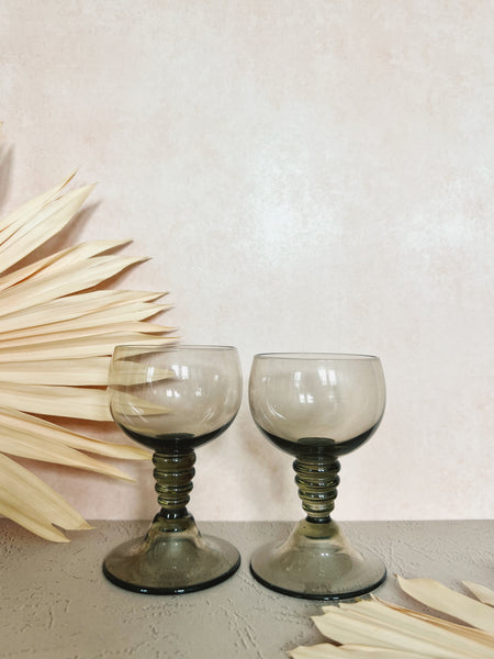 Set of 5 Knobby Stem Cocktail Glasses – home stretch interiors