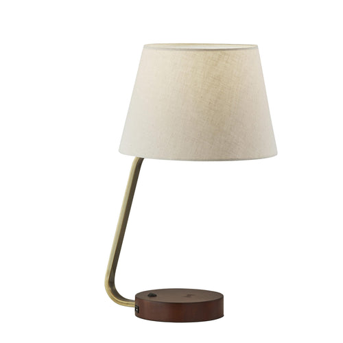 Mid-Century Modern Charger Table Lamp