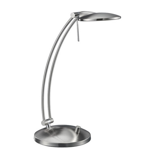 Dessau Arch Desk Lamp in Satin Nickel