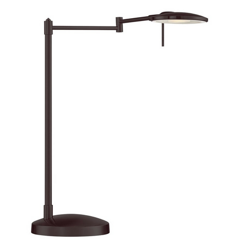 Dessau Turbo Swing-Arm Table Lamp in Bronze