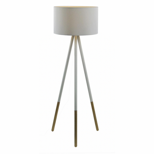 Louise Floor Lamp in White