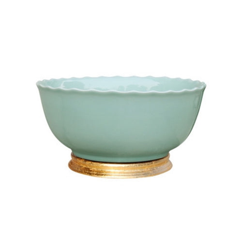 Porcelain Celadon Scallops Basin