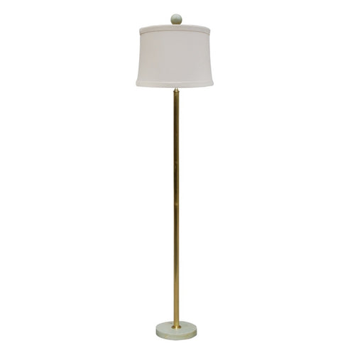 Jade Brass Floor Lamp