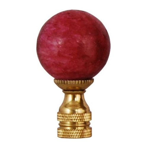 Red Jade Stone Finial