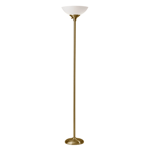 Glenn Floor Lamp in Satin Brass