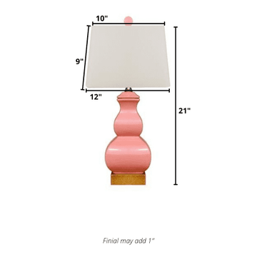 wilko pink lamp