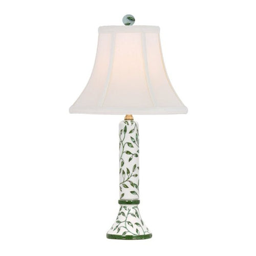 Porcelain Greene Floral Table Lamp