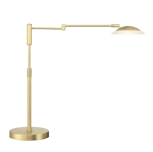 Meran Turbo Table Lamp in Satin Brass