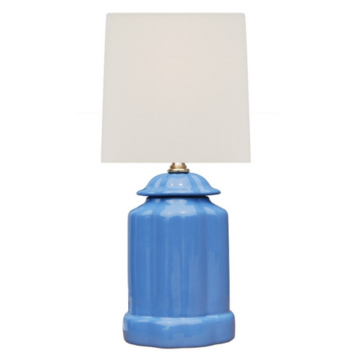 Mini Porcelain Summer Blue Table Lamp