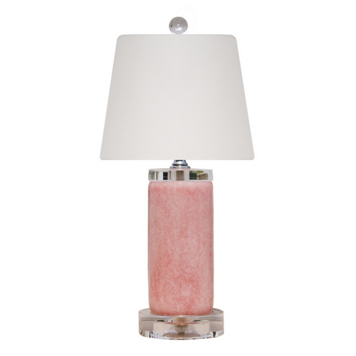 Real Jade Rose Quartz Table Lamp