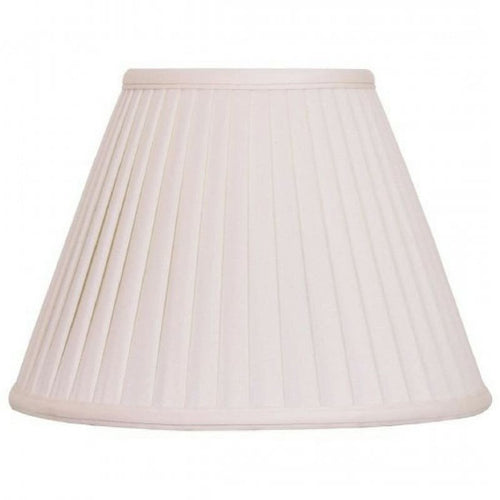 Empire Lampshade with Hand Rolled Side Pleats