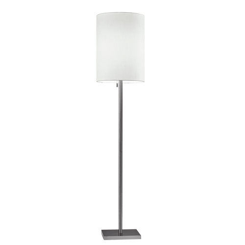 Liam Floor Lamp in Brushed Steel