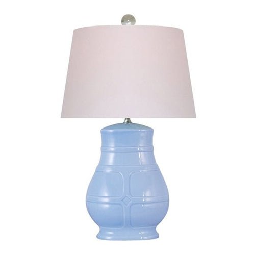 Ice Blue Porcelain Table Lamp