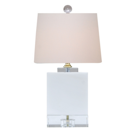 Mini White Jade Table Lamp
