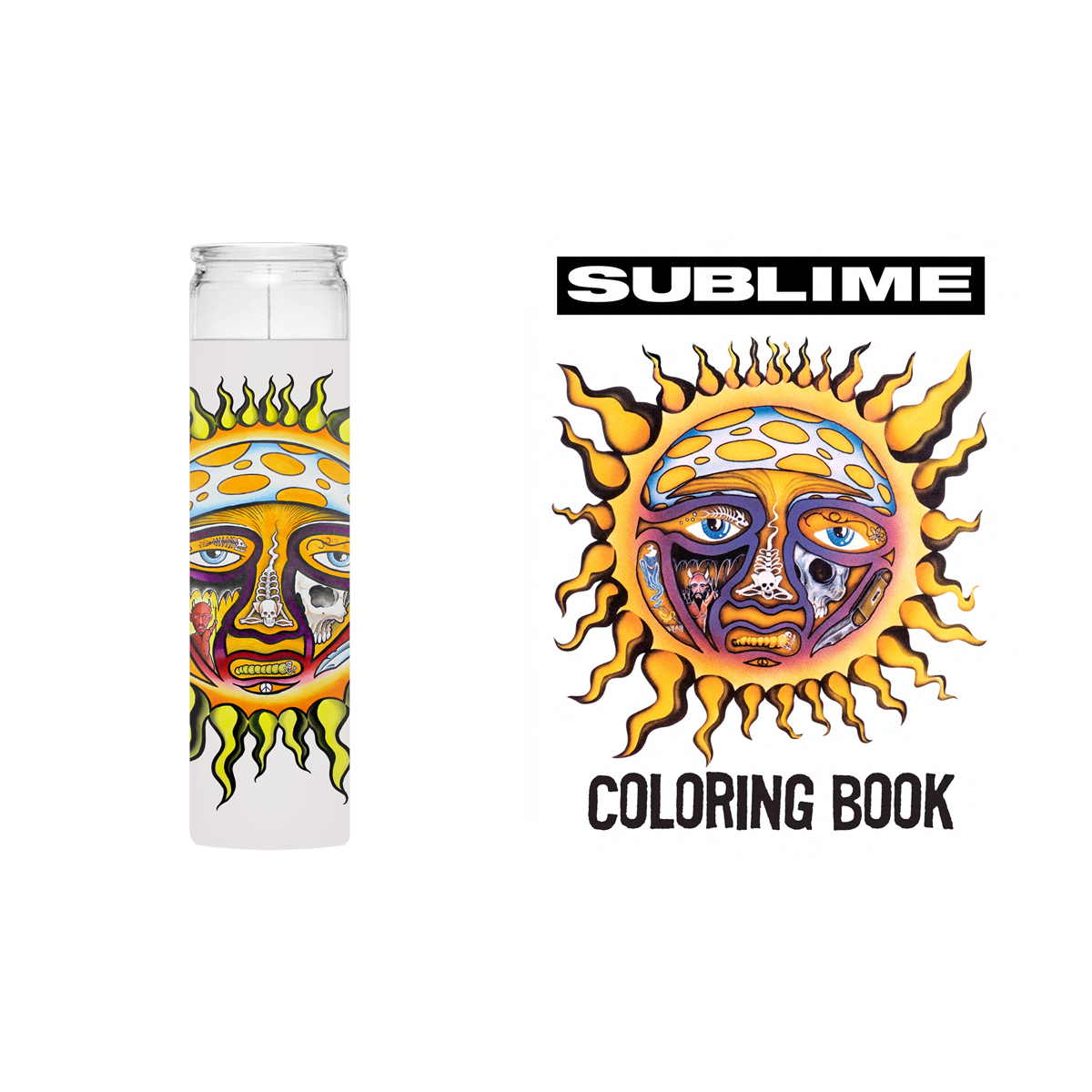 Candle + Coloring Book – Sublime