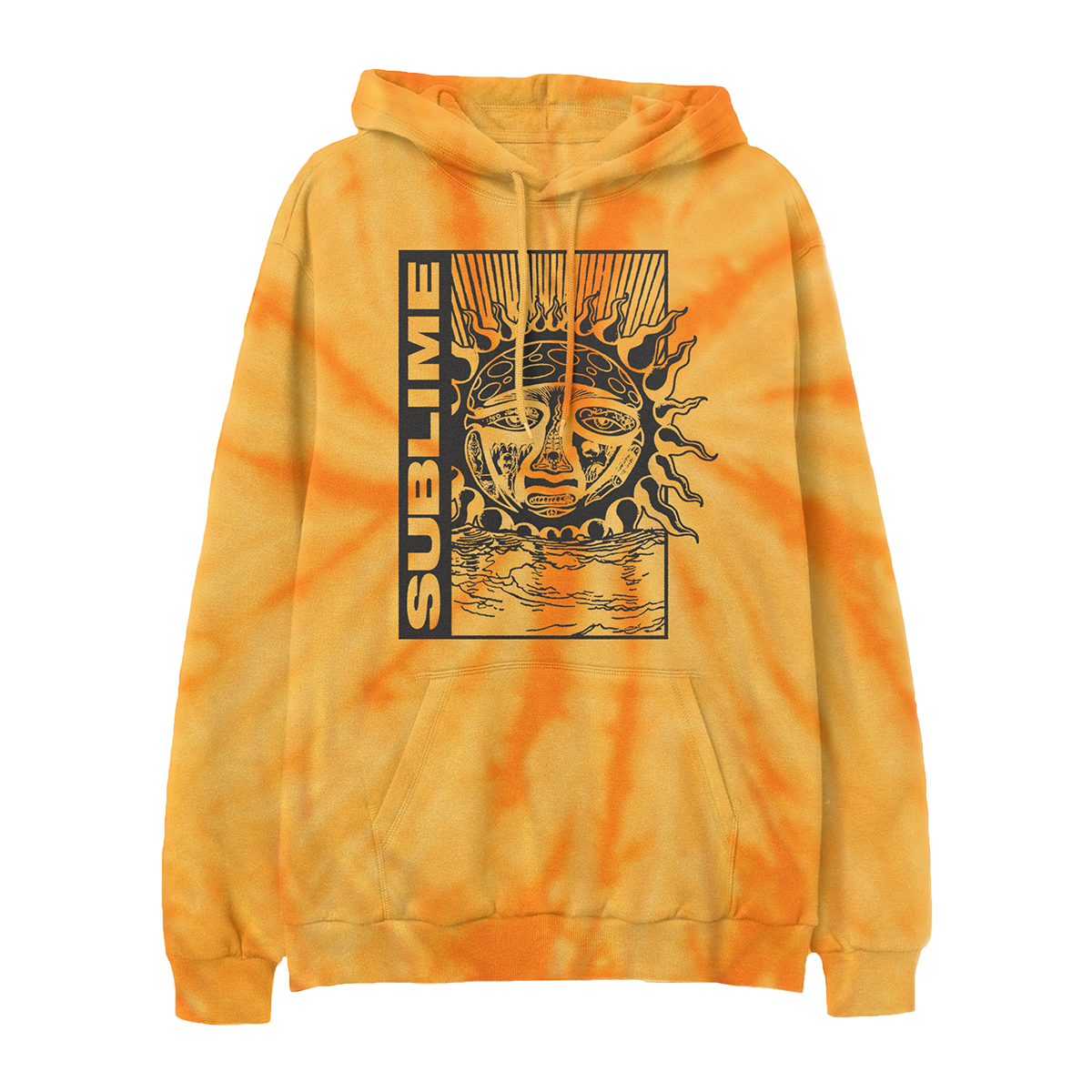 Gold Tie-Dye Sublime Hoodie - Sublime product image