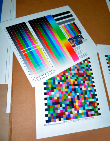 pixels & ink color targets