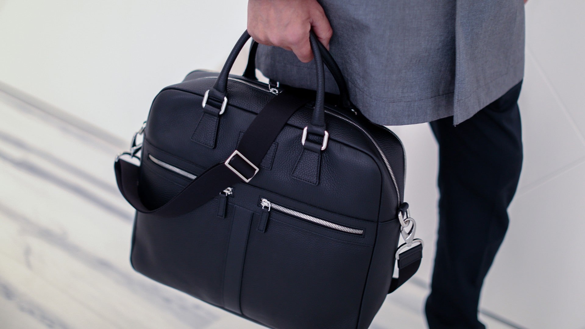 Borse da viaggio 24H | Leather Briefcase | LUDOVICO MARABOTTO