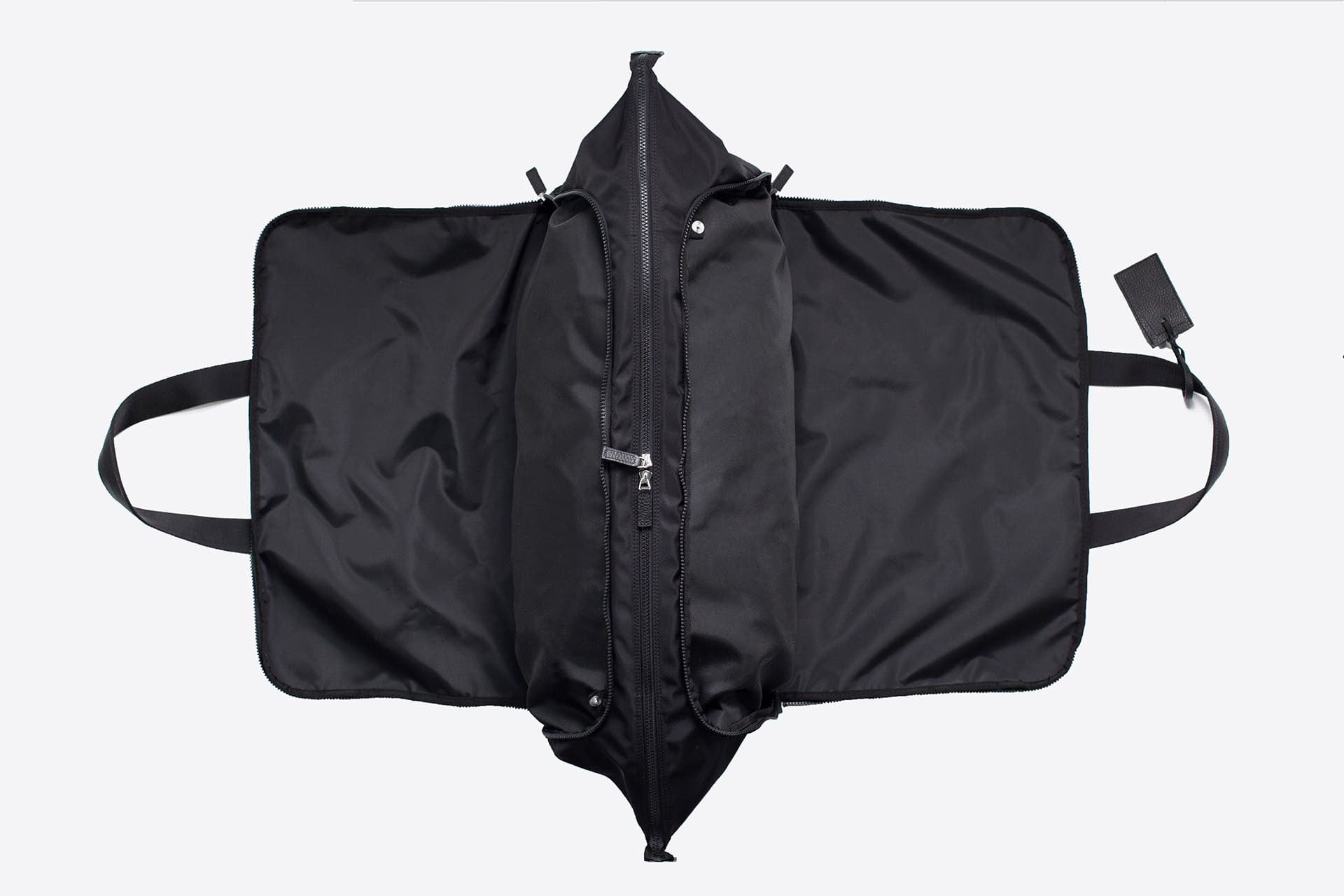 Suit carrier holdall with a patented Garment Bag