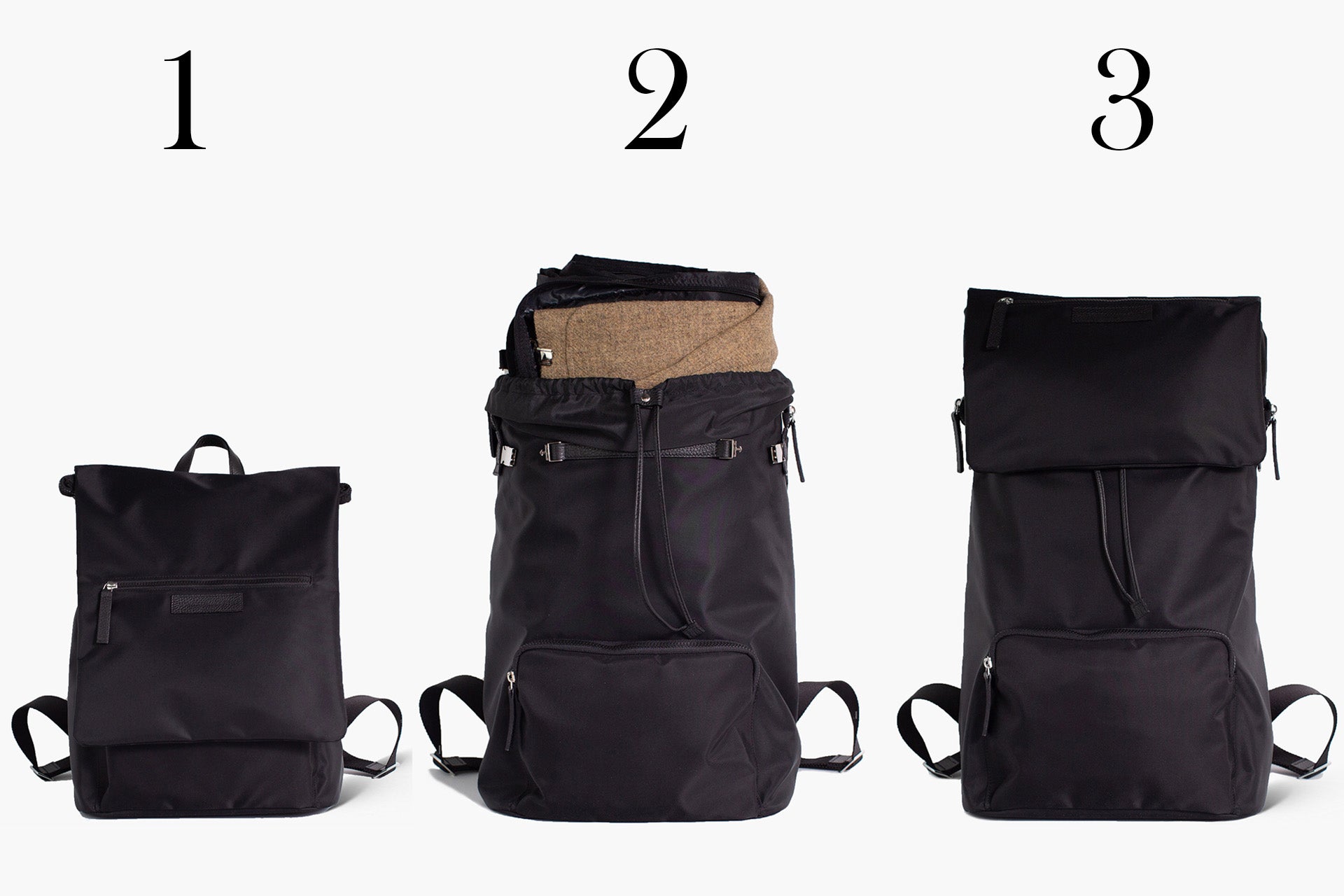 Zaino con porta abiti da viaggio | Backpack with Garment Bag | LUDOVICO MARABOTTO