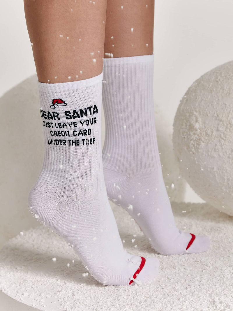 Božične nogavice ženske Dear Santa