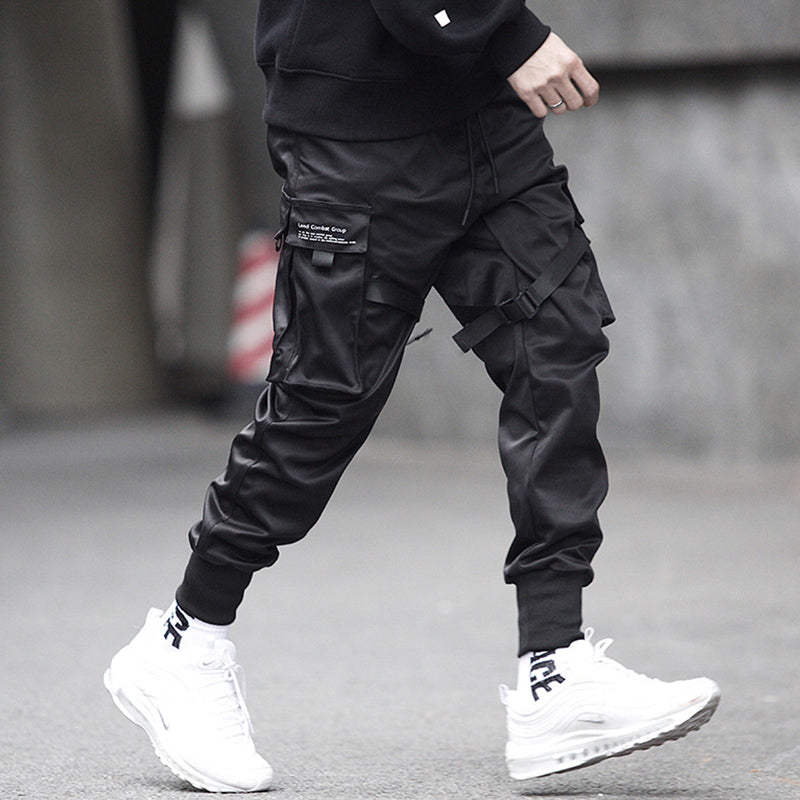 black tactical joggers