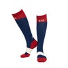 High Performance Riding Socks - Navy and Red socks mistylaurel BELTS