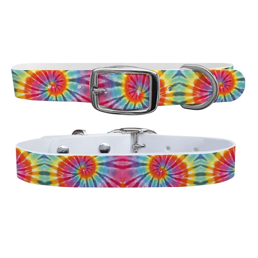 Tie Dye Swirl Dog Collar Dog Collar mistylaurel BELTS