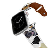 German Shepherd Leather Apple Watch Band Apple Watch Band - Leather mistylaurel BELTS