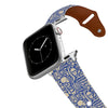 Skeleton Bones Leather Apple Watch Band Apple Watch Band - Leather mistylaurel BELTS