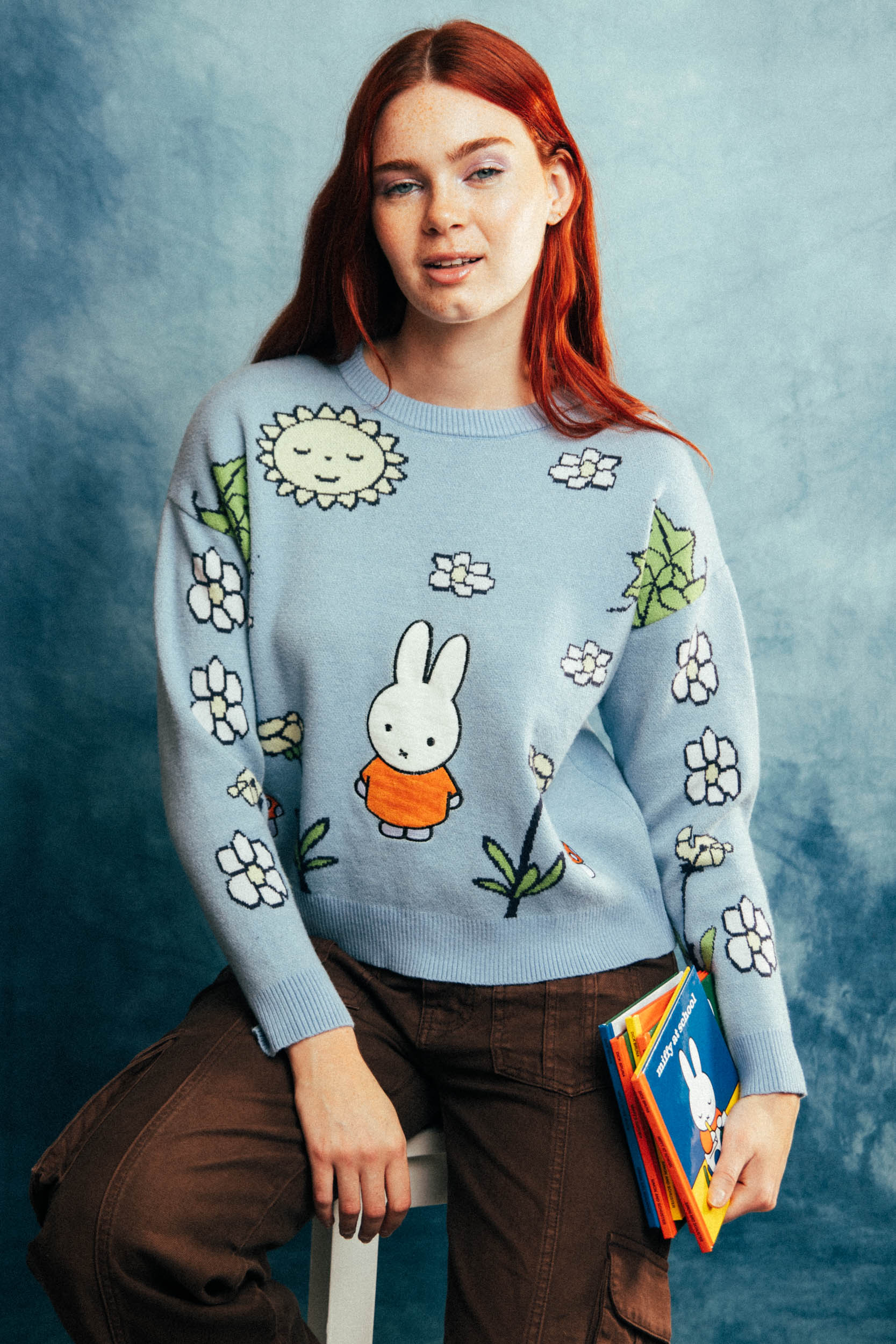 MIFFY X DAISY STREET STORY KNITTED JUMPER