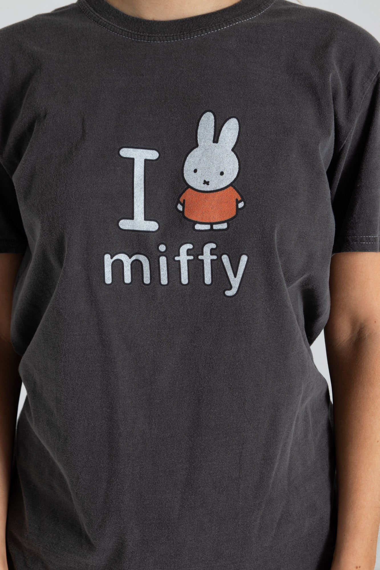 MIFFY X DAISY STREET SHORT SLEEVE OVERSIZED TEE WITH I MIFFY GRAPHIC