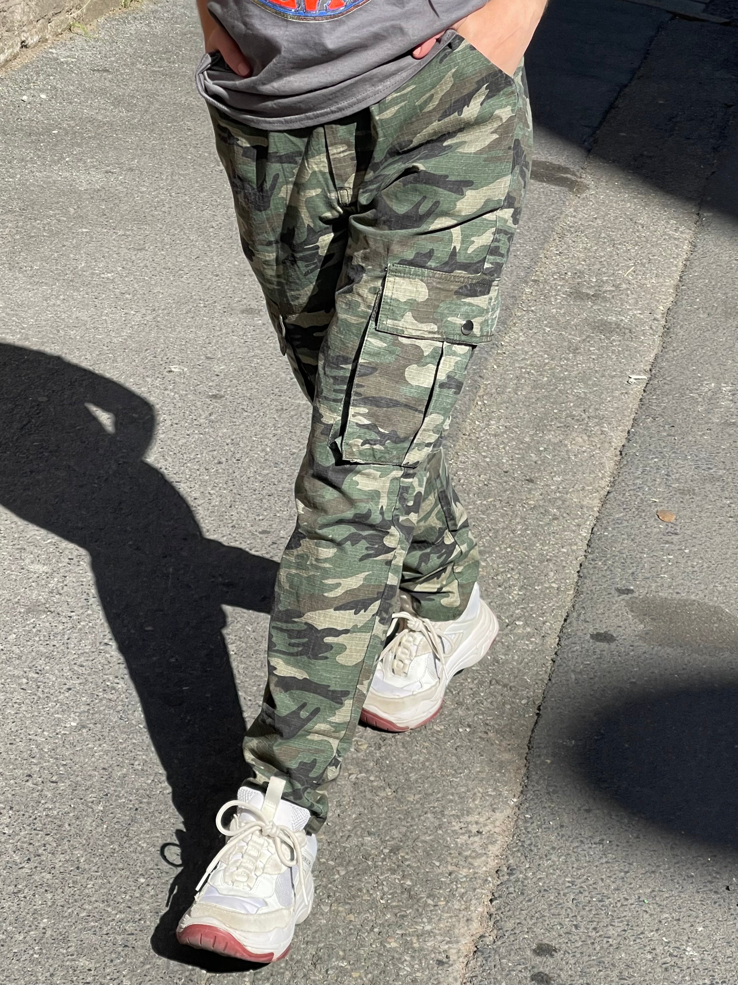 Daisy Street Cargo Trouser in Camo