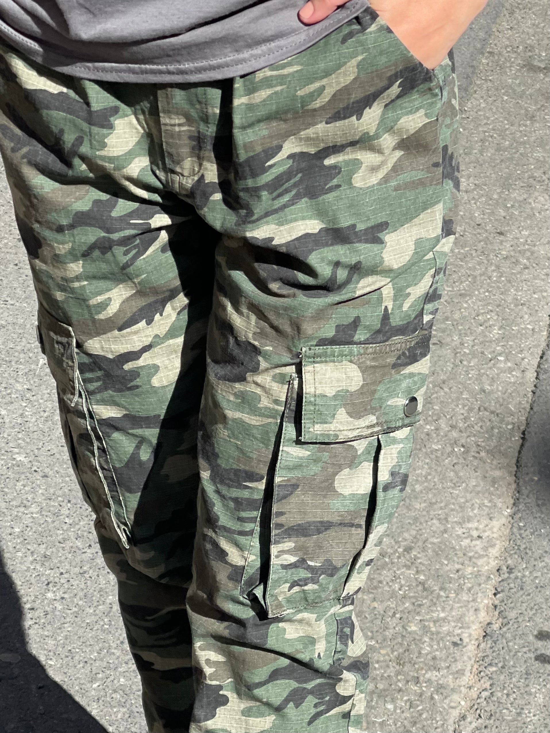 Daisy Street Cargo Trouser in Camo