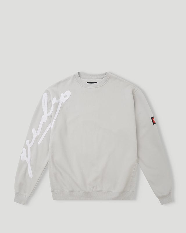 NTWRK - Geedup Script Logo Crewneck Grey