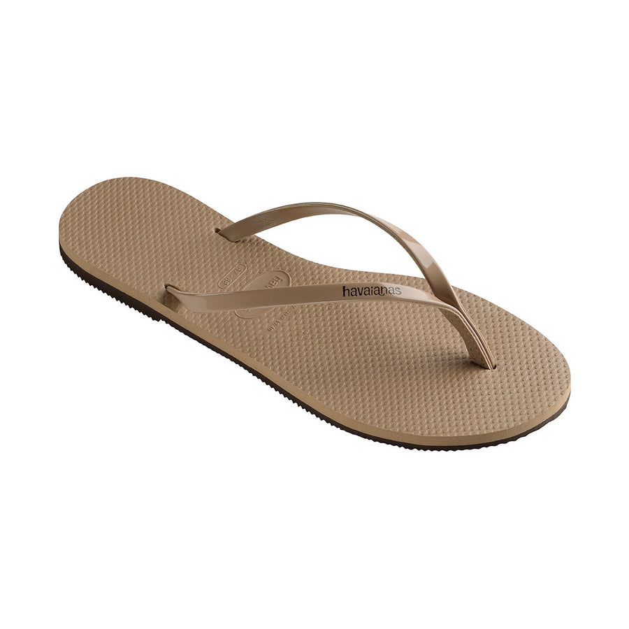 womens havaianas rose gold