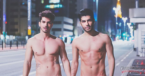 Brazilian Gay Couple Strips Naked To Protest Homophobia