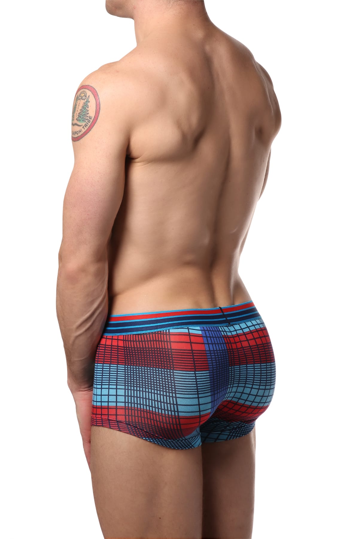 2(X)IST Red Plaid Mod Modal Trunk