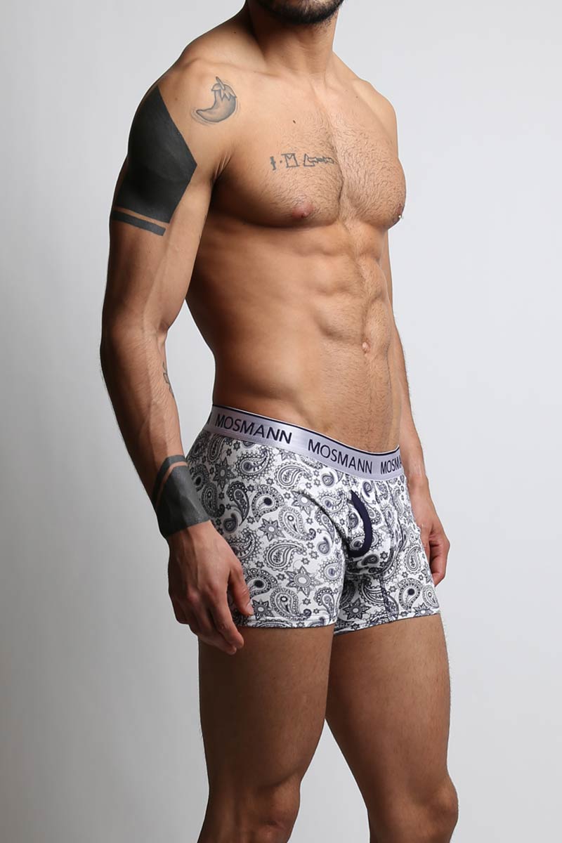 2-Pack Mosmann Multi Stripes & Navy Paisley Boxer Brief