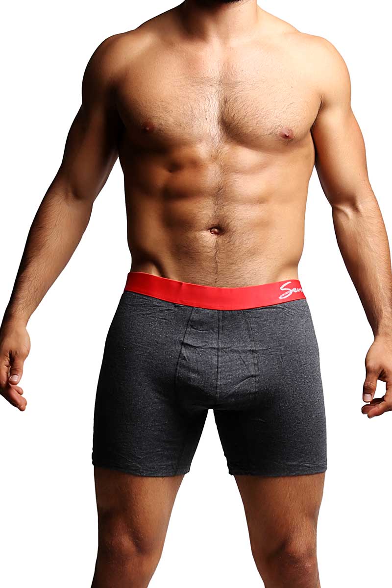 2-Pack Seven7 Heather Dark Grey Boxer Brief