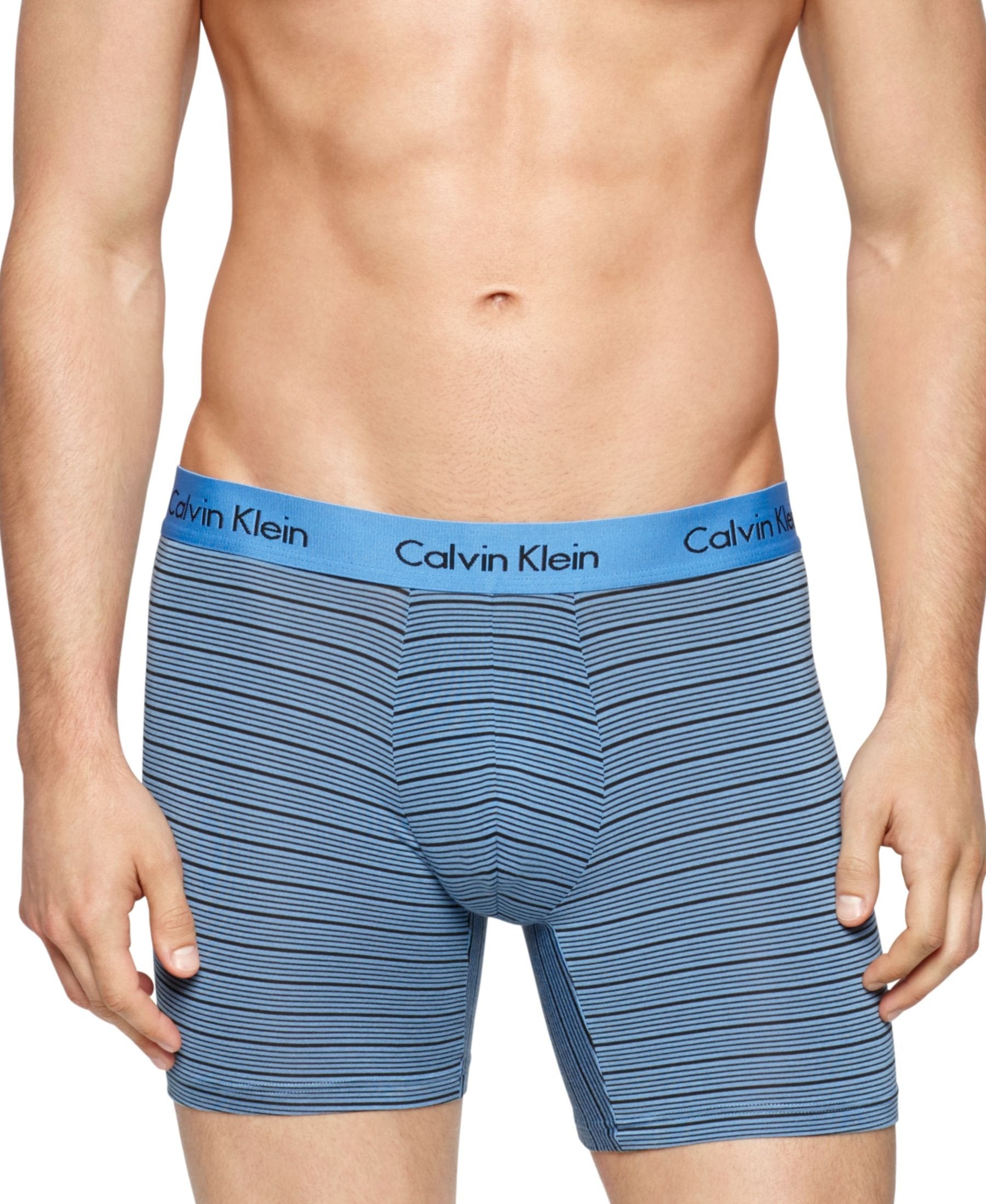 calvin klein striped boxers