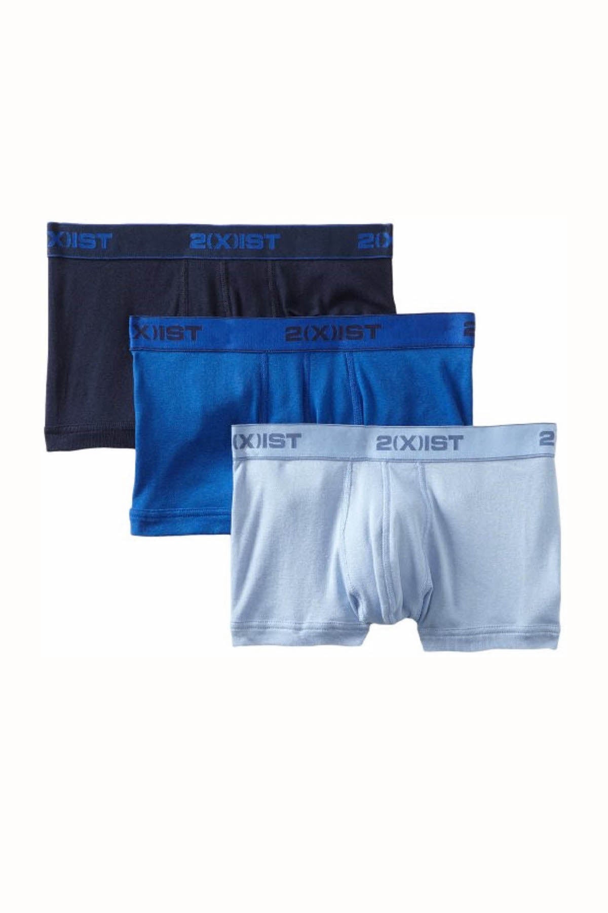 2(X)IST Blue/D.Blue/L.Blue Essential No-Show Trunk